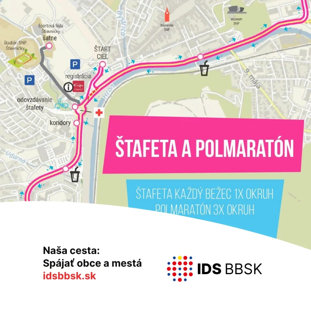Dopravné obmedzenie v Banskej Bystrici - maratón