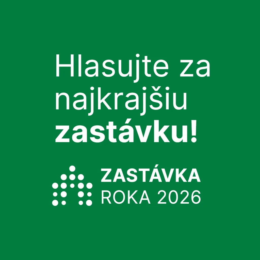 Hlasujte za najkrajšiu zastávku v súťaži Zastávka roka 2026